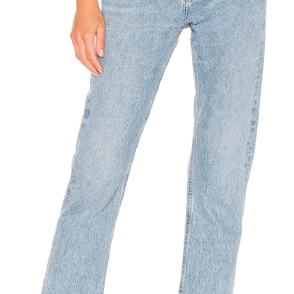 AGOLDE Jeans Cherie High Rise Straight in Merit (Size 25). Not worn.